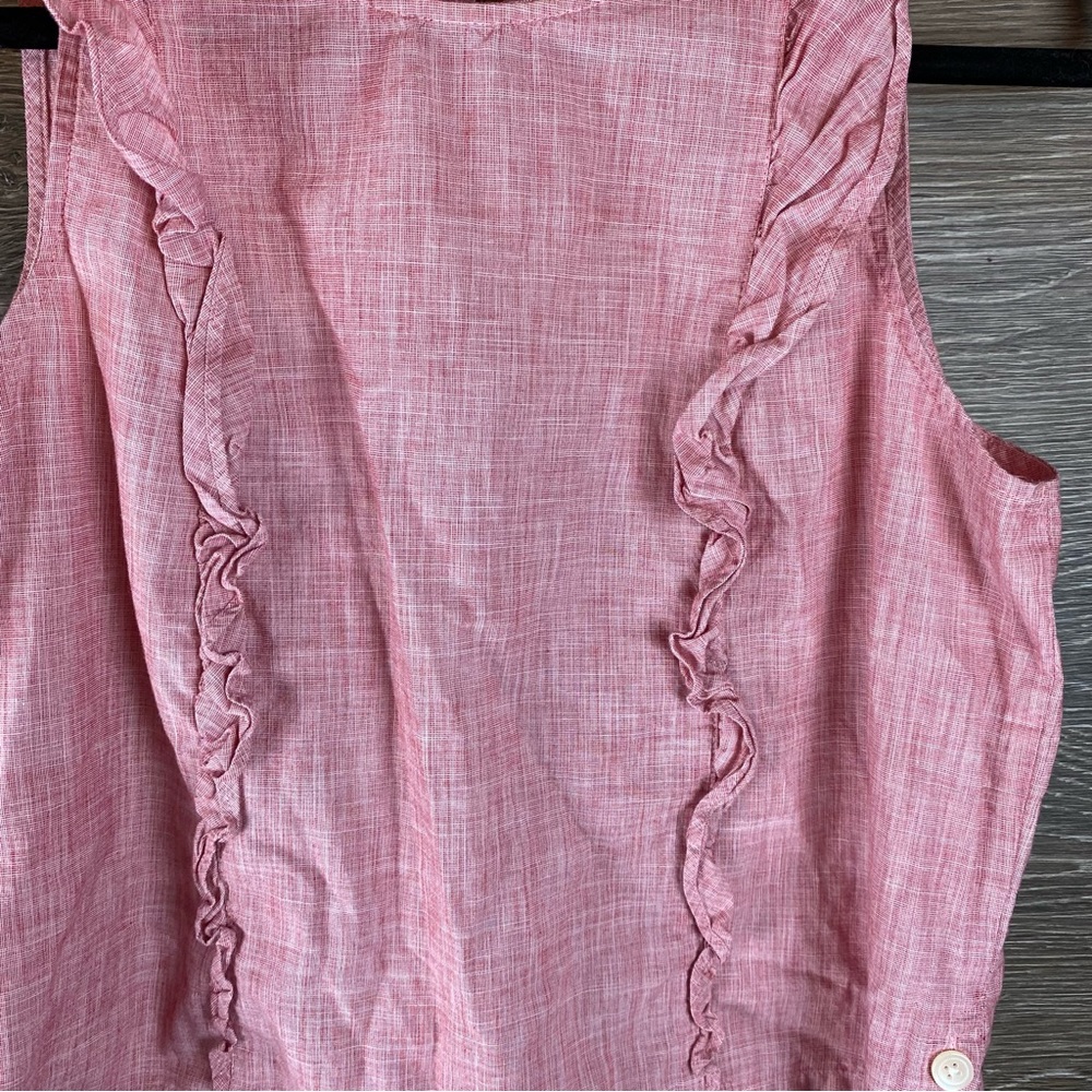 Madewell Bellflower Ruffle Tank EUC Size Medium - Picture 5 of 8